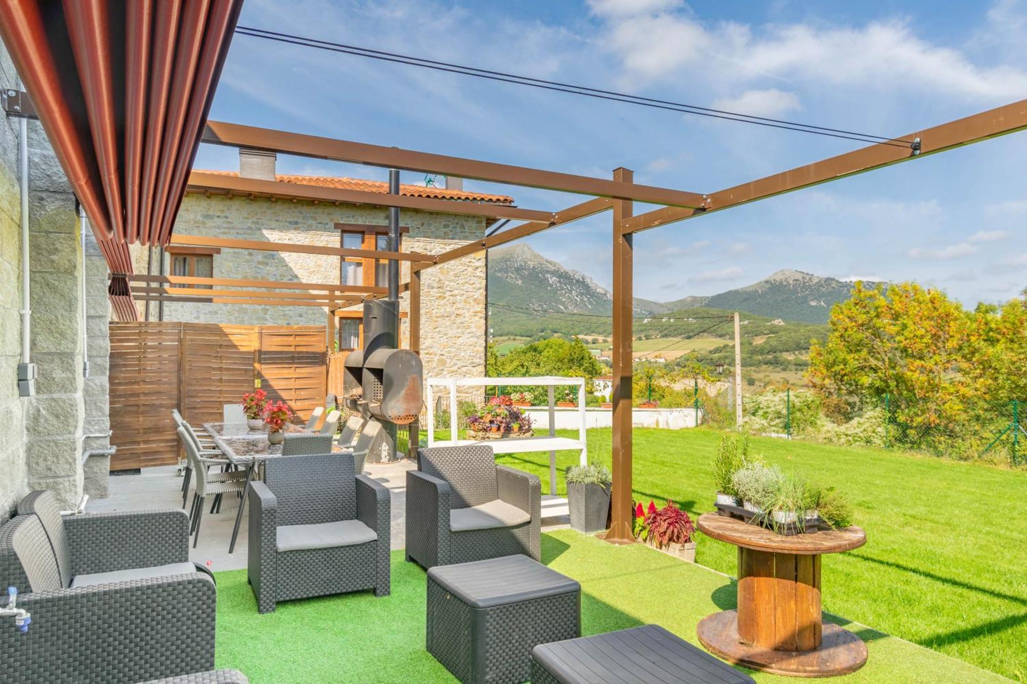 Acogedora Casa Rural Con Jardin Y Barbacoa Proxima A Pamplona Ilzarbe Zewnętrze zdjęcie
